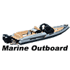 Marine outboard link to online store for oil